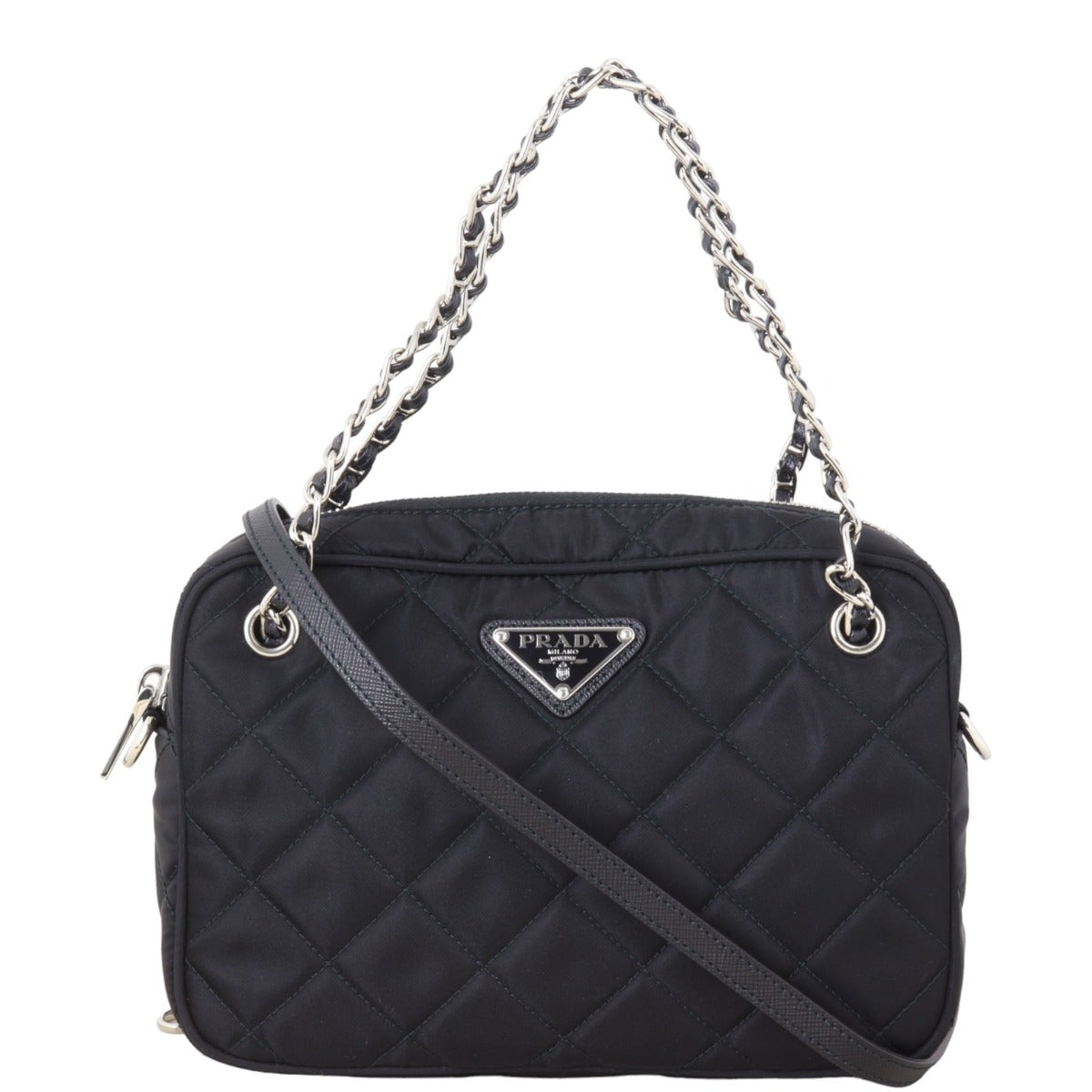 Prada Impuntu Tessuto Shoulder Bag