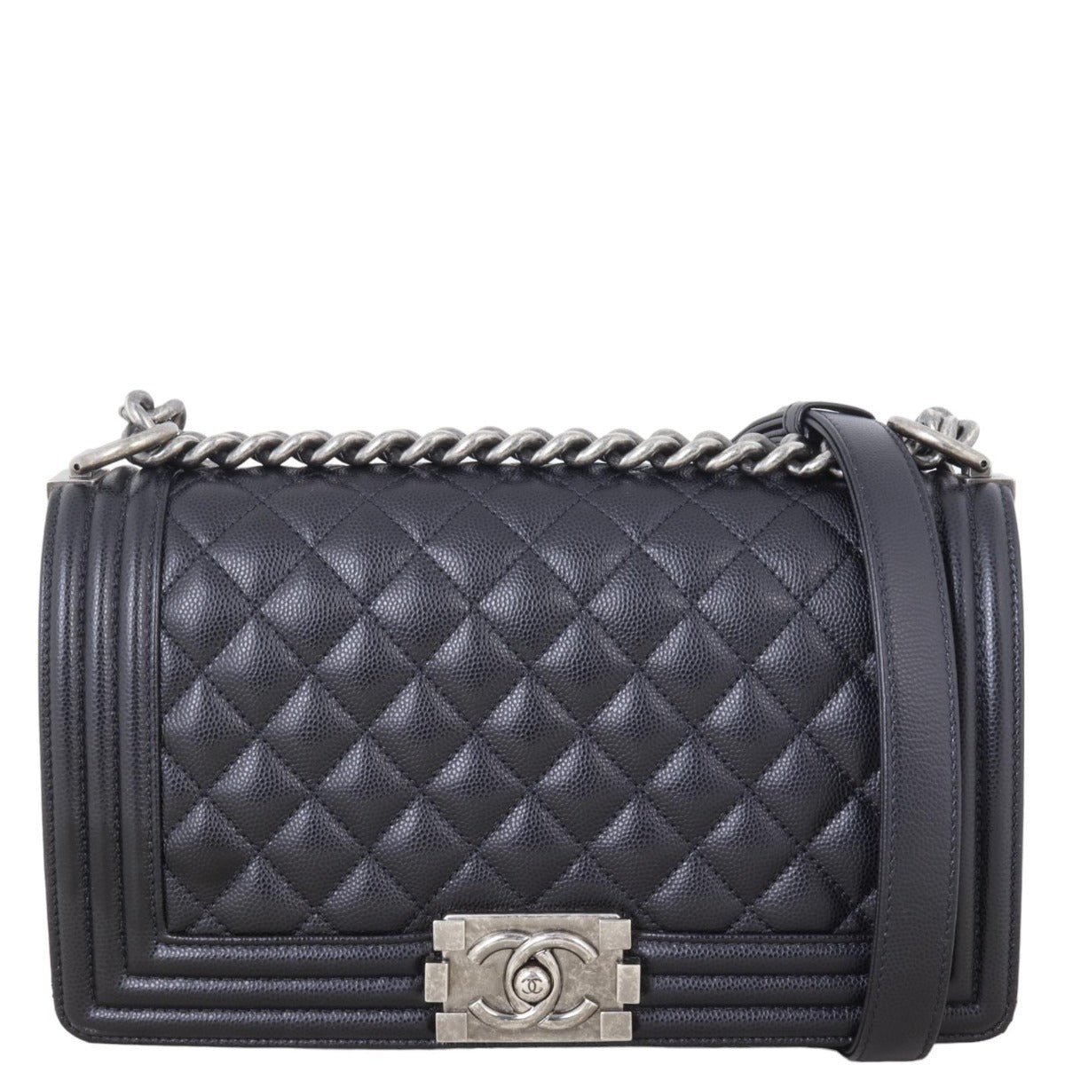 Chanel Boy Old Handbag Medium Crossbody Bag
