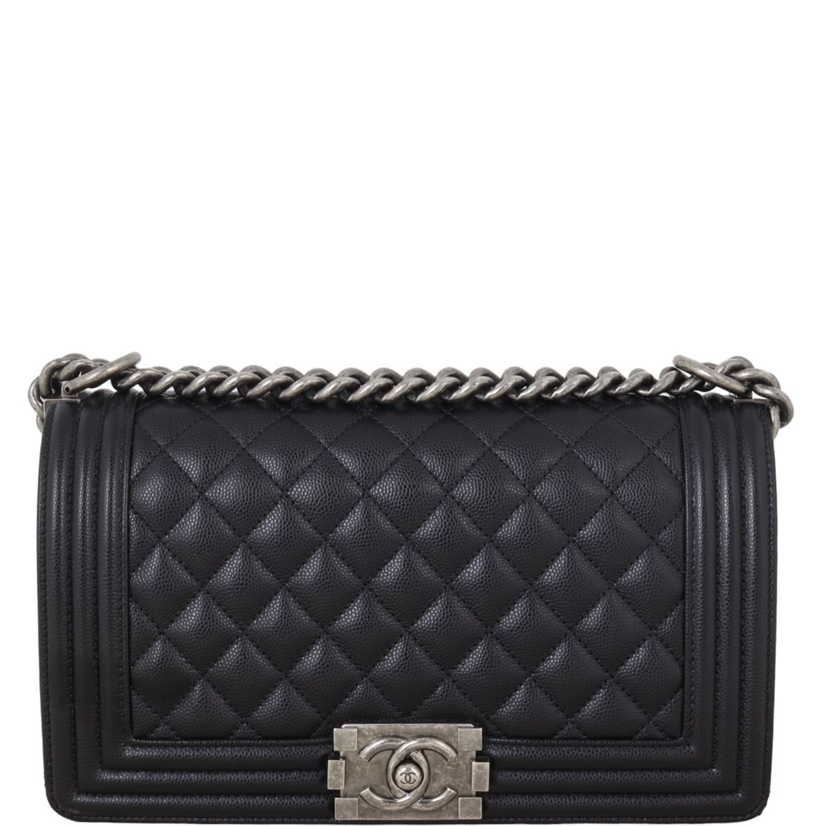 Chanel Boy Old Handbag Medium Crossbody Bag