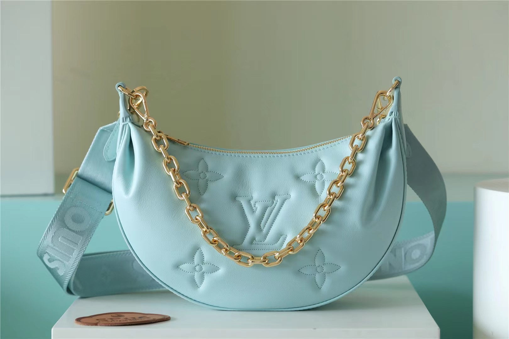 Top Quality Over The Moon Vert D& Monogram Green Crossbody Bag