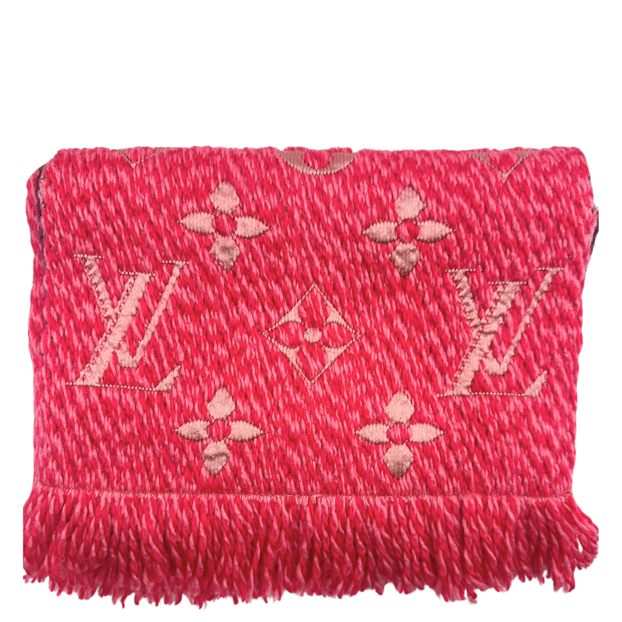 Louis Vuitton Logo Wool Silk Scarf