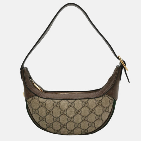 Gucci Ophidia GG Ebony Monogram Beige Mini Shoulder Bag