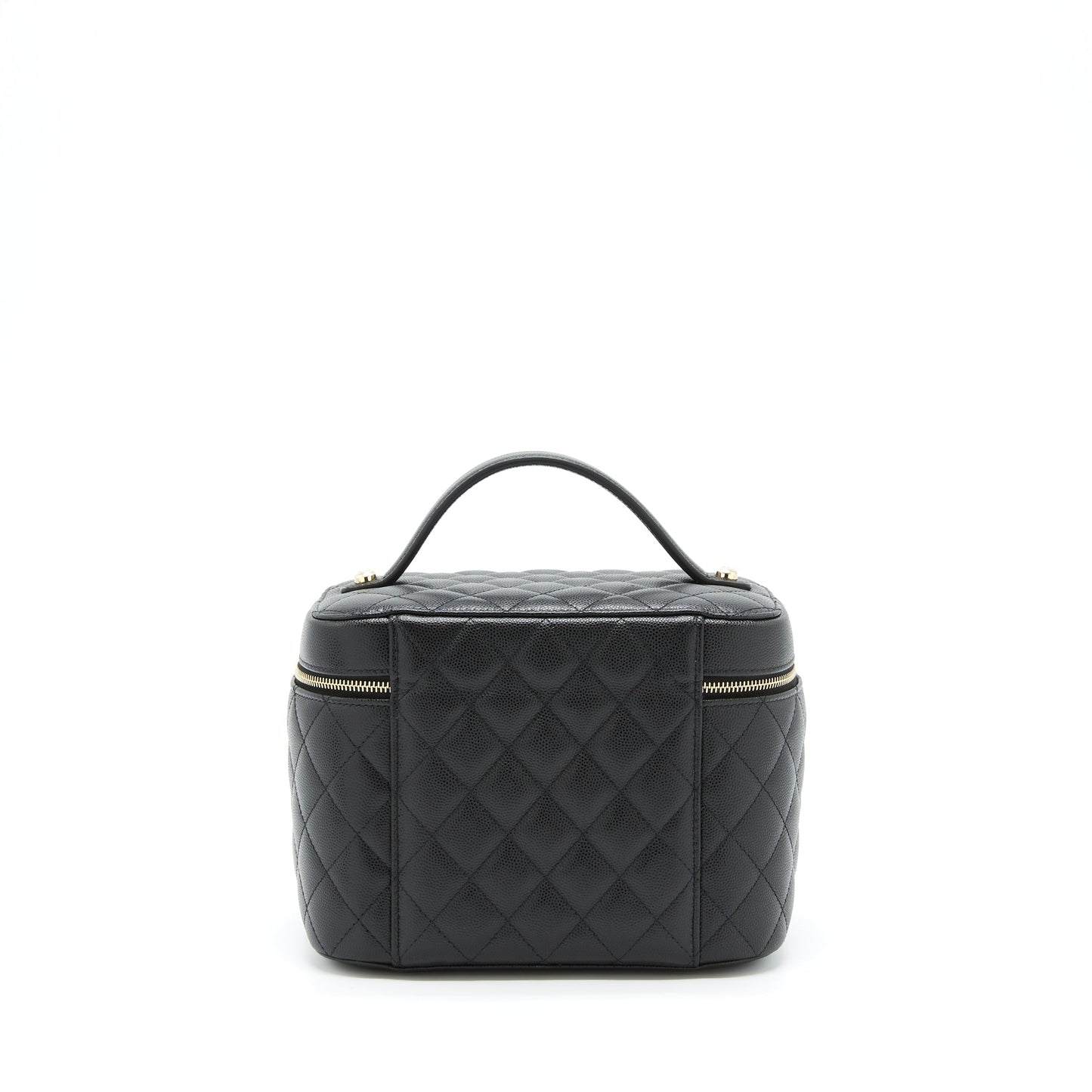 Chanel top handle vanity caviar LGHW Black Handbag