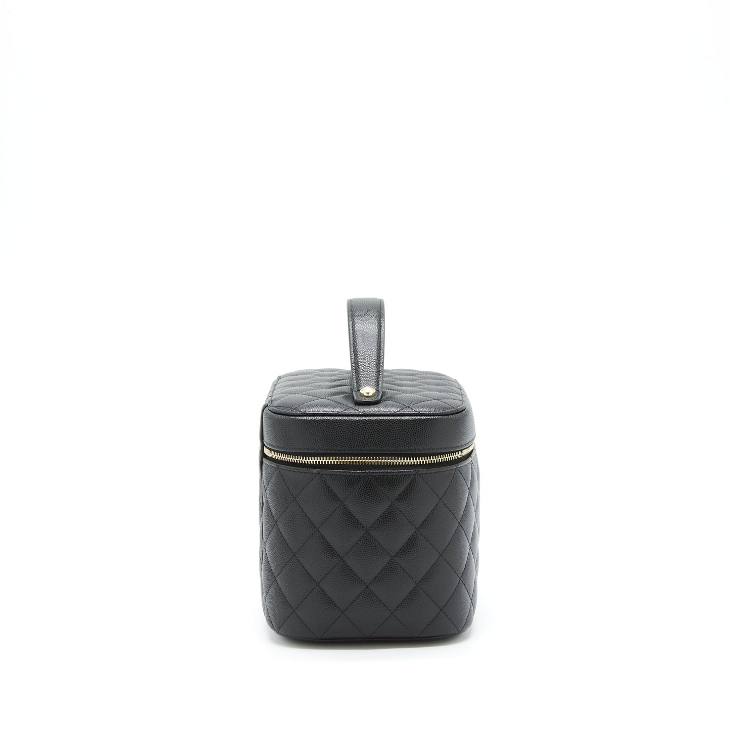 Chanel top handle vanity caviar LGHW Black Handbag