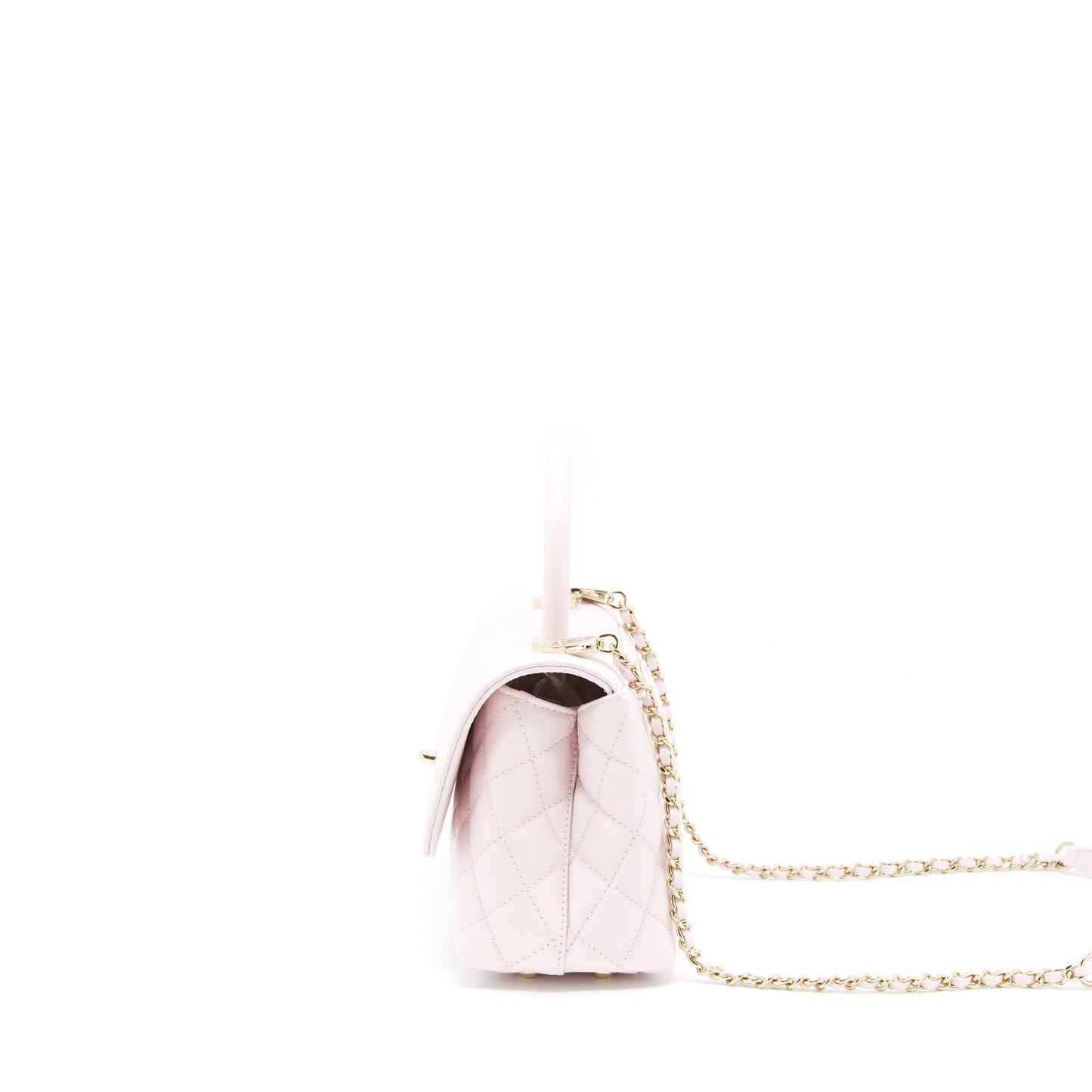 Chanel Coco Handle Caviar Light NG750 LGHW Pink Small Handbag