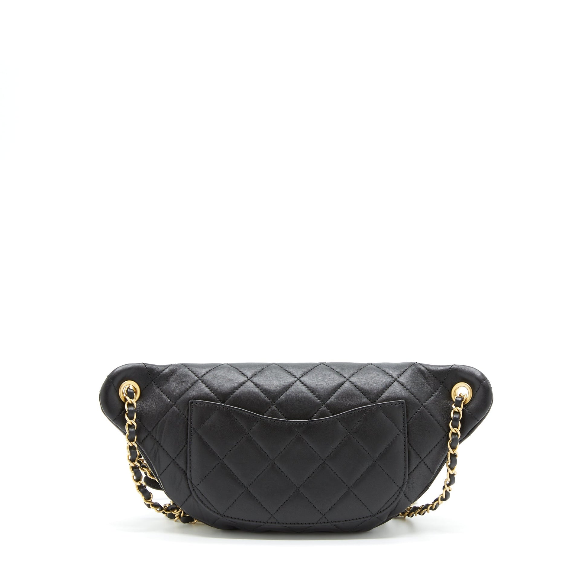 Chanel All About Chains Waist Calfskin GHW Black Handbag