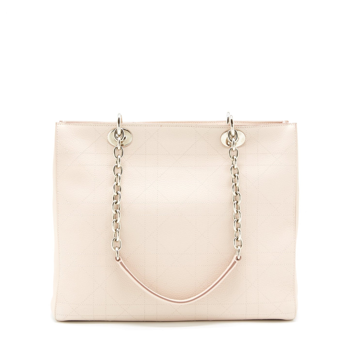 Dior Lady Tote Purse Calfskin Light Handbag Beige Tote Bag