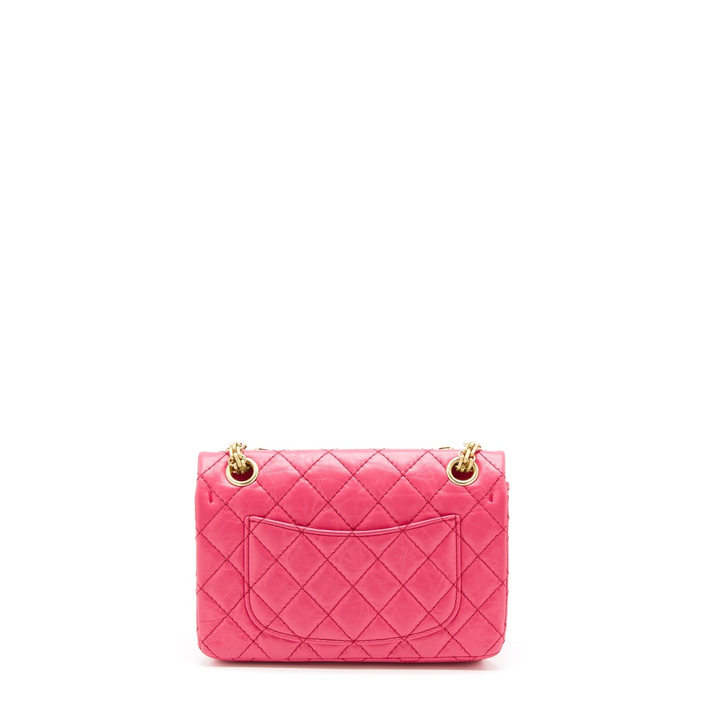 Chanel 2.55 Reissue Flap Aged Calfskin GHW Pink Shoulder Bag