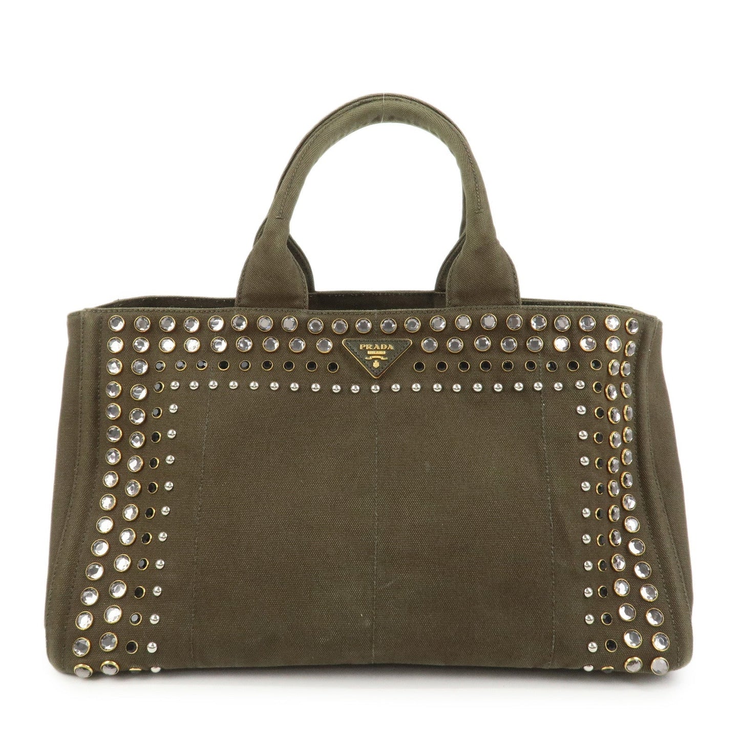 Tote Bag Triangle Canapa Tote Hand Bag Bijou Large Logo