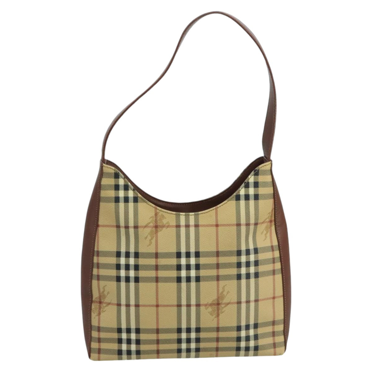 Burberry Nova Check Shoulder Bag Canvas Beige Shoulder Bag 47