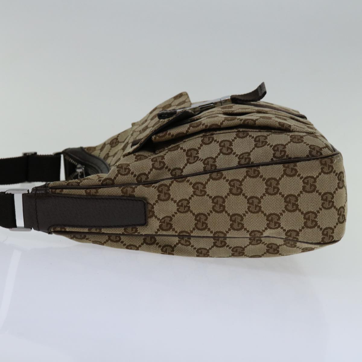 Gucci Gg Canvas Brown Canvas Shoulder Bag