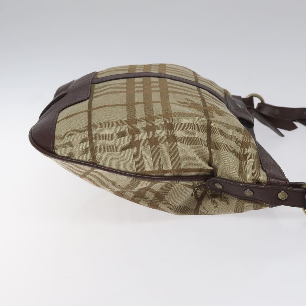Burberry Nova Check Shoulder Bag Canvas Black Canvas Shoulder Bag