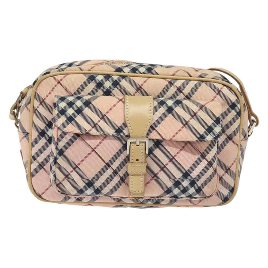 Burberry Nova Check Shoulder Bag Nylon Pink Shoulder Bag 1