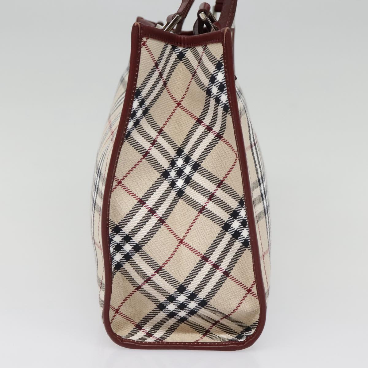 Burberry Nova Check Tote Bag Canvas Beige Tote Bag 24