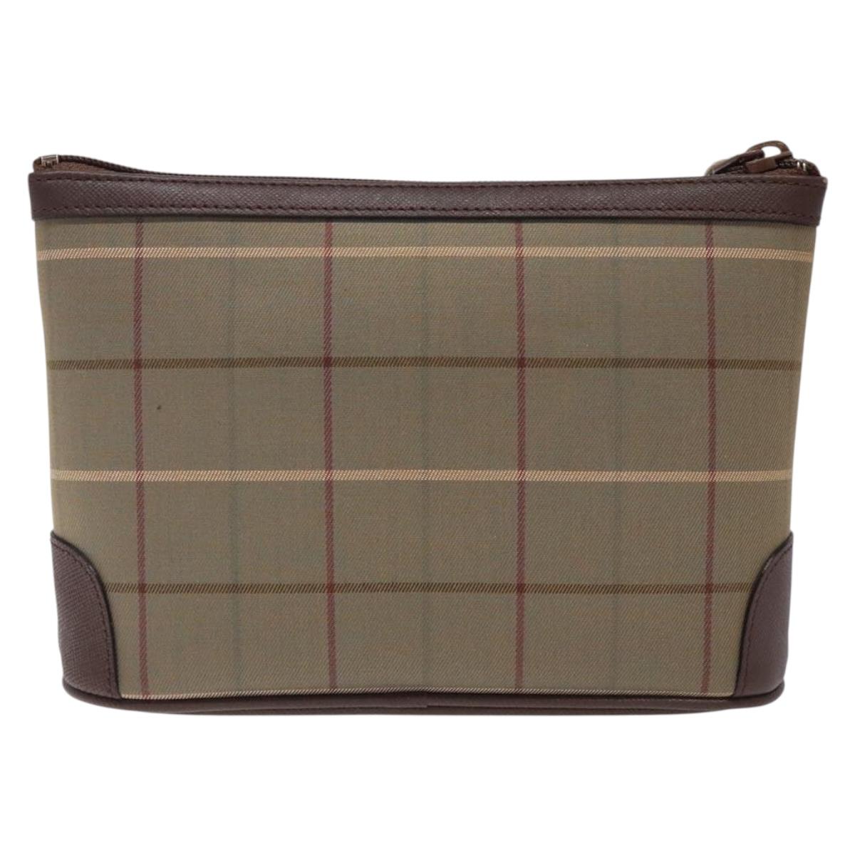 Burberry Nova Check Clutch Bag Canvas Beige Clutch Bag 12