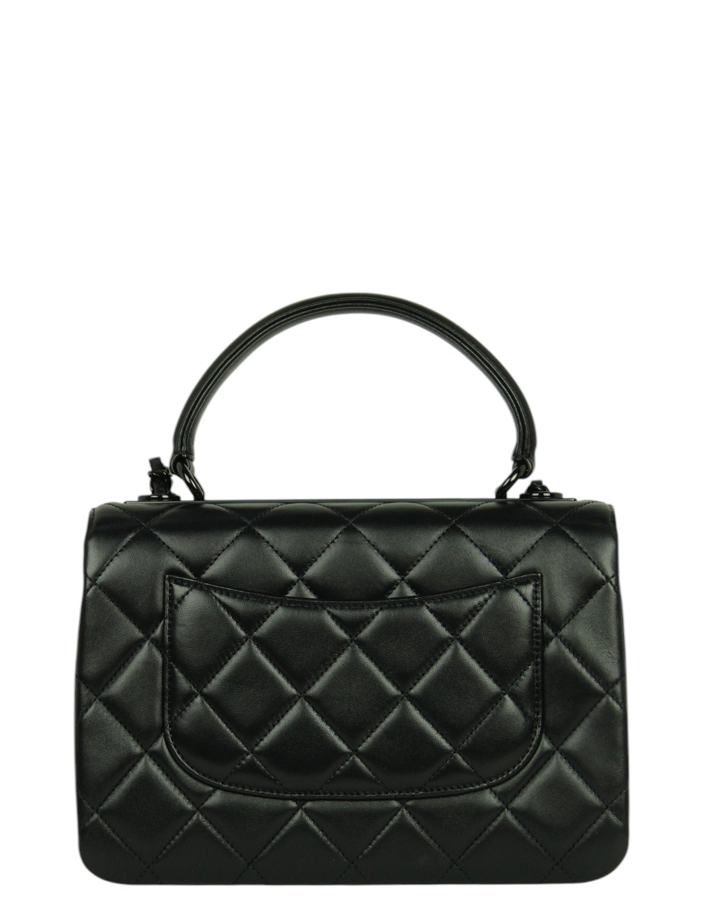 Chanel '24 So Black Small Trendy CC Dual Handle Flap Handbag