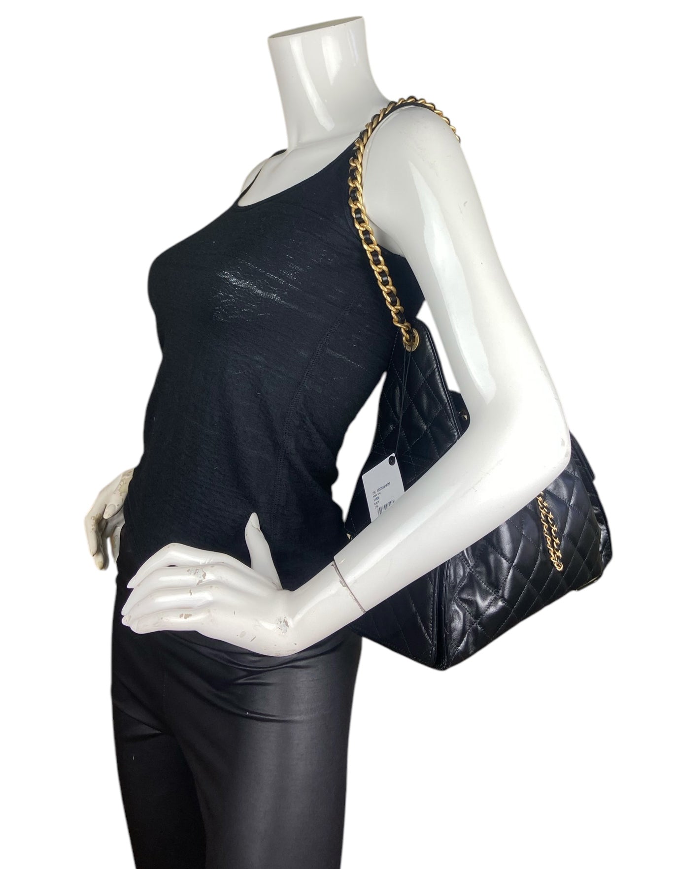 Chanel Black Leather Small 25 Hobo