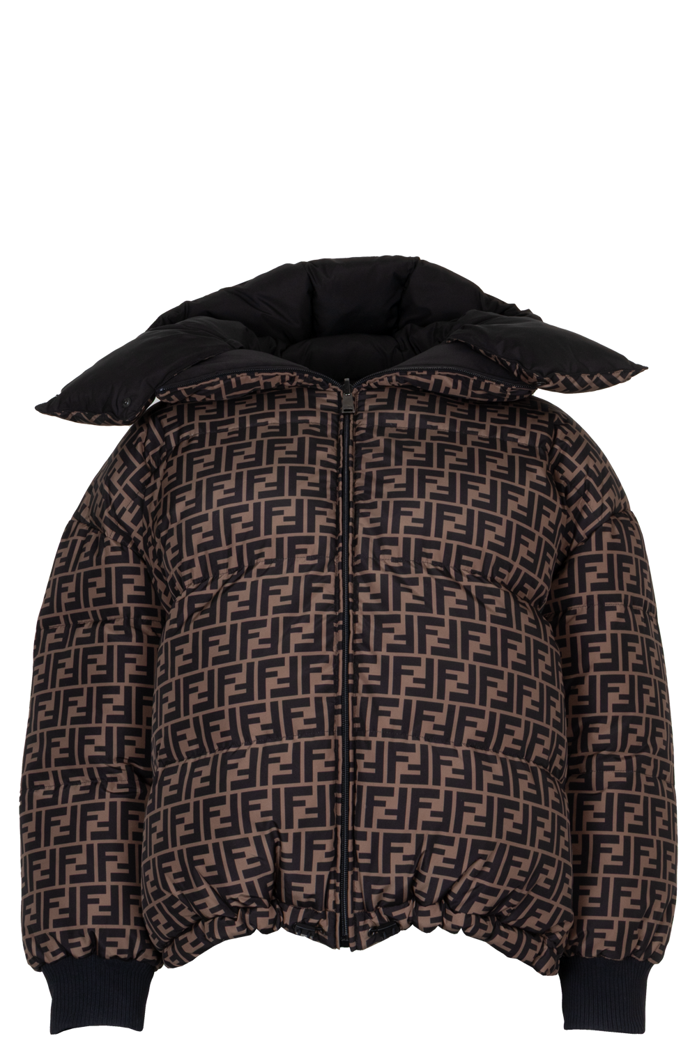 Fendi Zucca Print Reversible Down Jacket Handbag