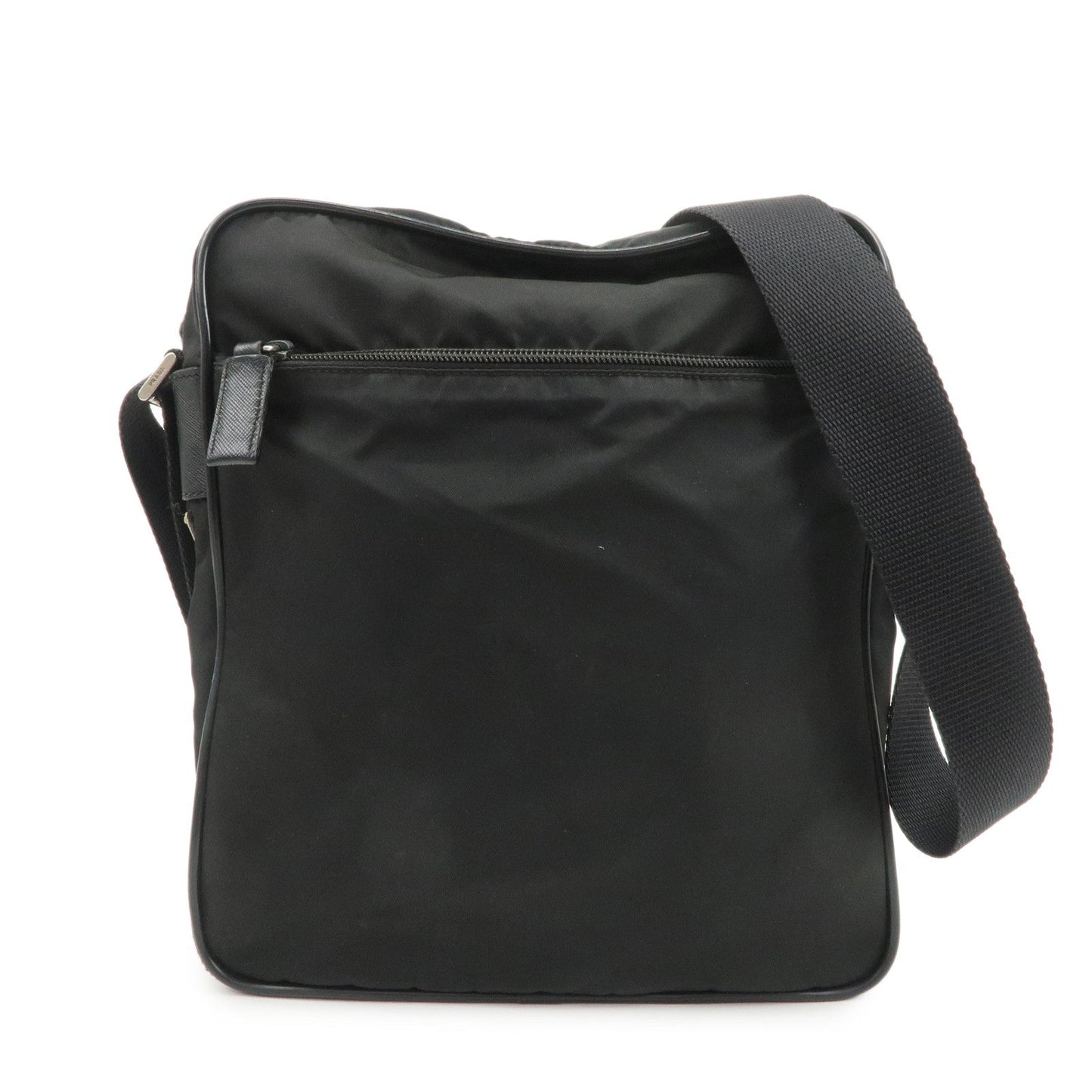 Crossbody Bag Shoulder Bag Leather Nylon Black