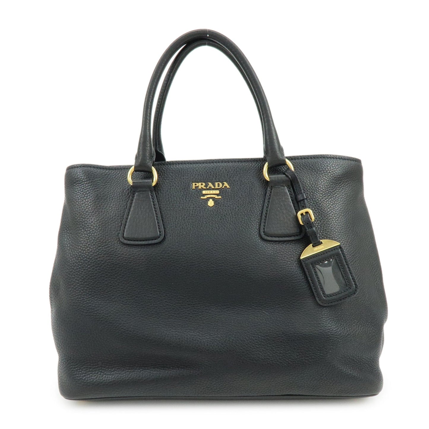 Tote Bag Calf Hand Bag Leather Calf Leather Black