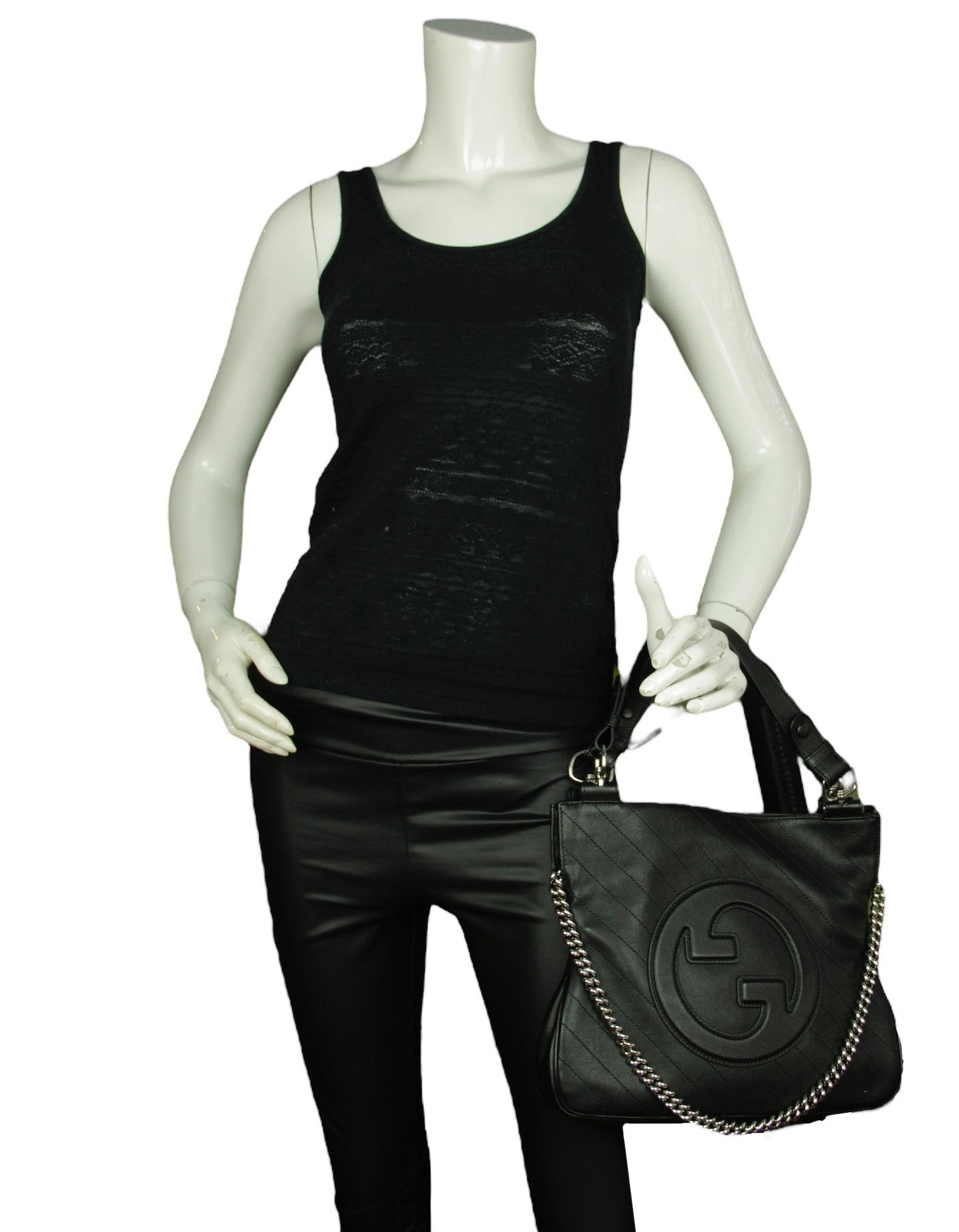 Gucci Black Small Blondie Shoulder Bag