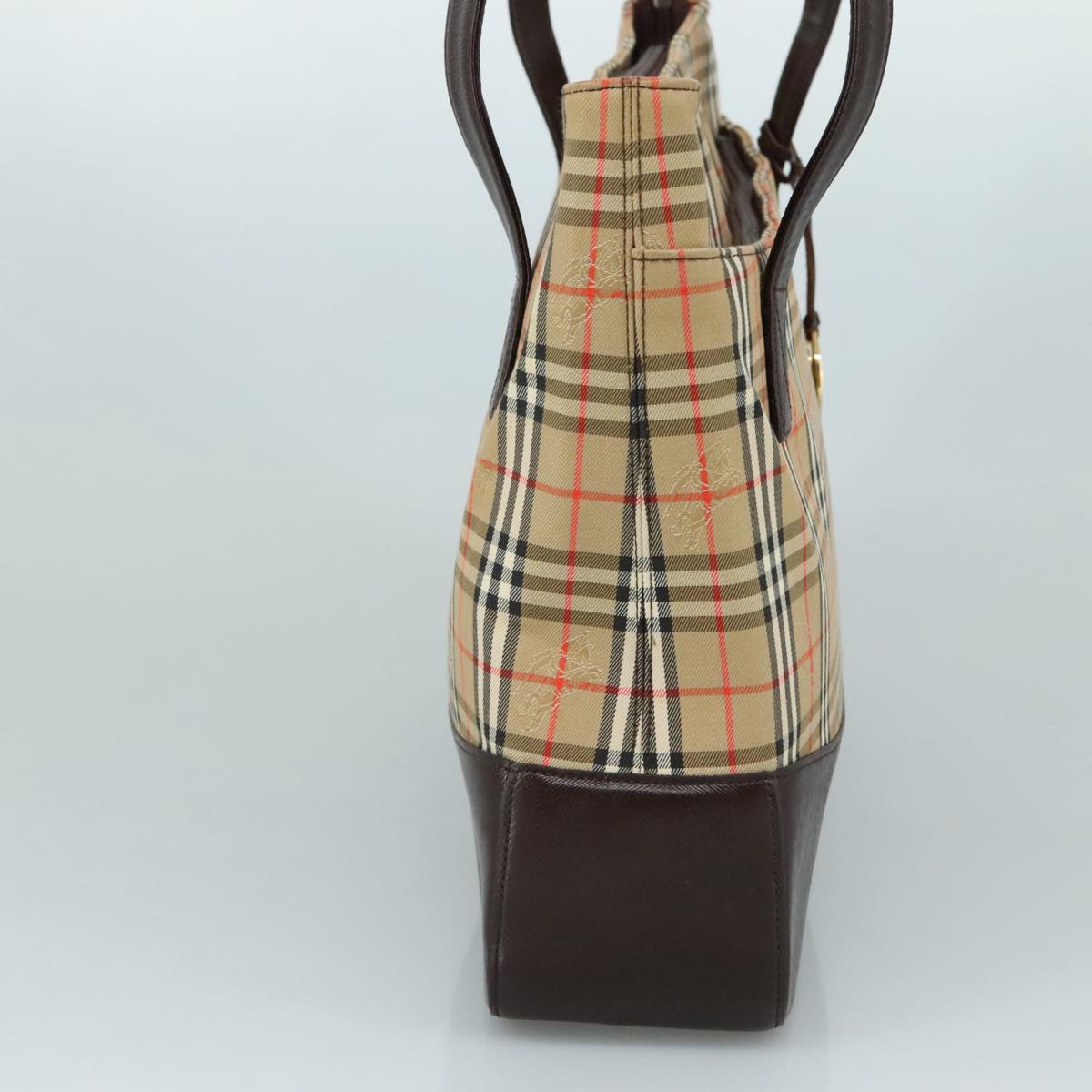 Burberry Nova Check Shoulder Bag Canvas Beige Shoulder Bag 121