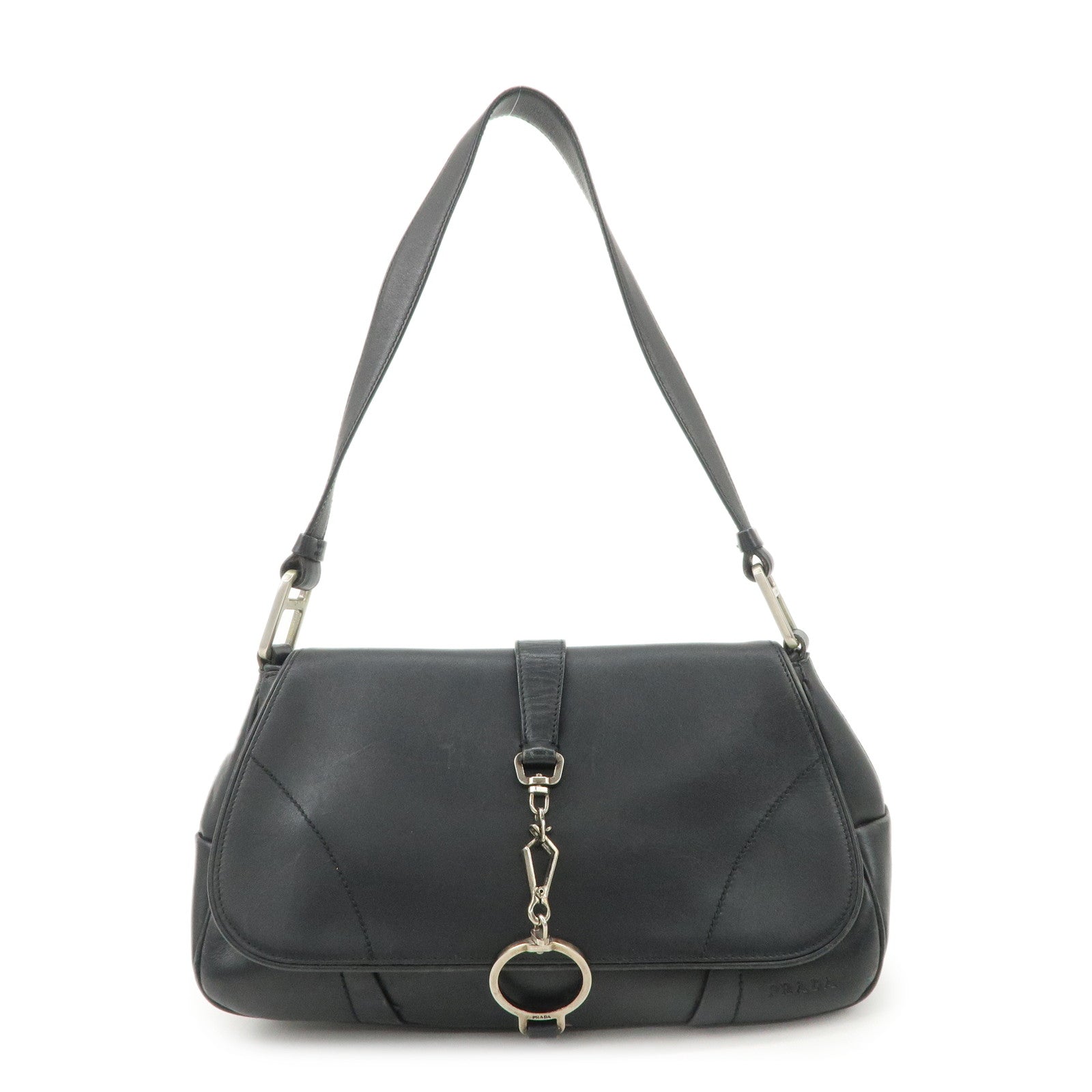Shoulder Bag Hand Bag 2 Leather Black