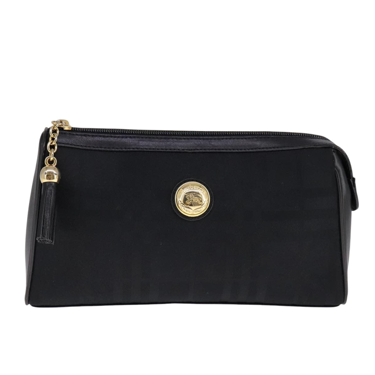 Burberry Clutch Bag Canvas Black