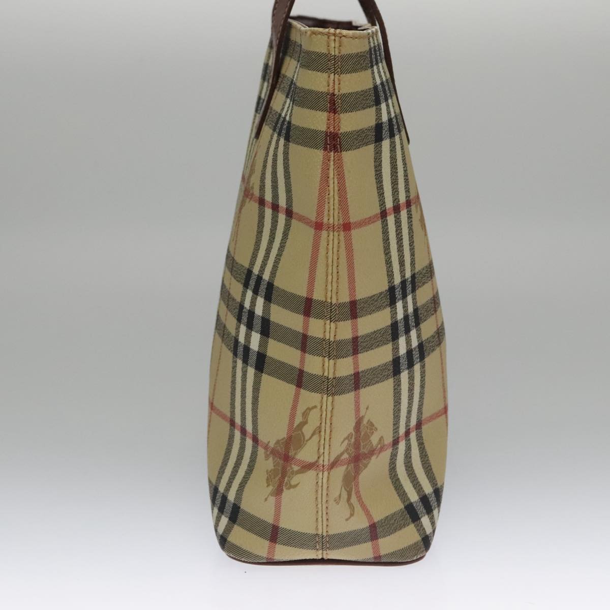 Burberry Nova Check Tote Bag Canvas Beige Tote Bag 101