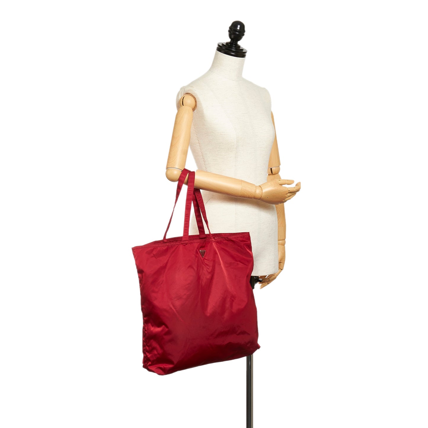 Prada Tessuto Robot Tote Bag Red Tote Bag 1