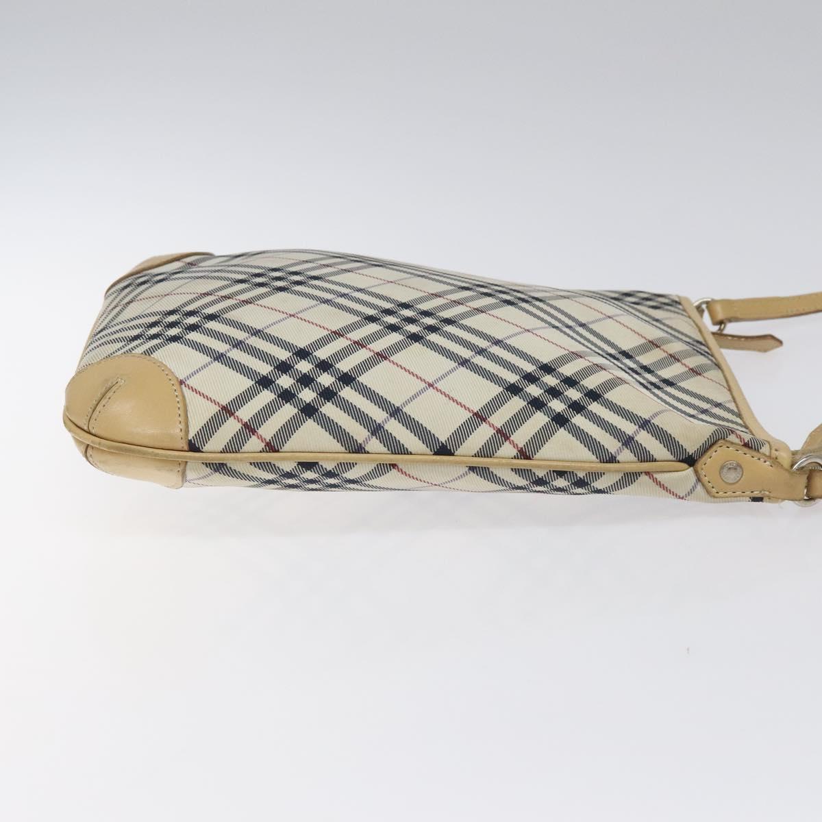 Burberry Nova Check Synthetic Shoulder Bag Beige Shoulder Bag 3