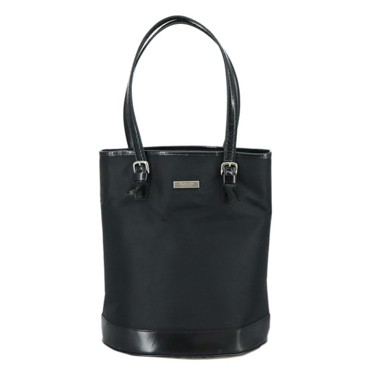 Burberry Nova Check Tote Bag Leather Black Tote Bag 2