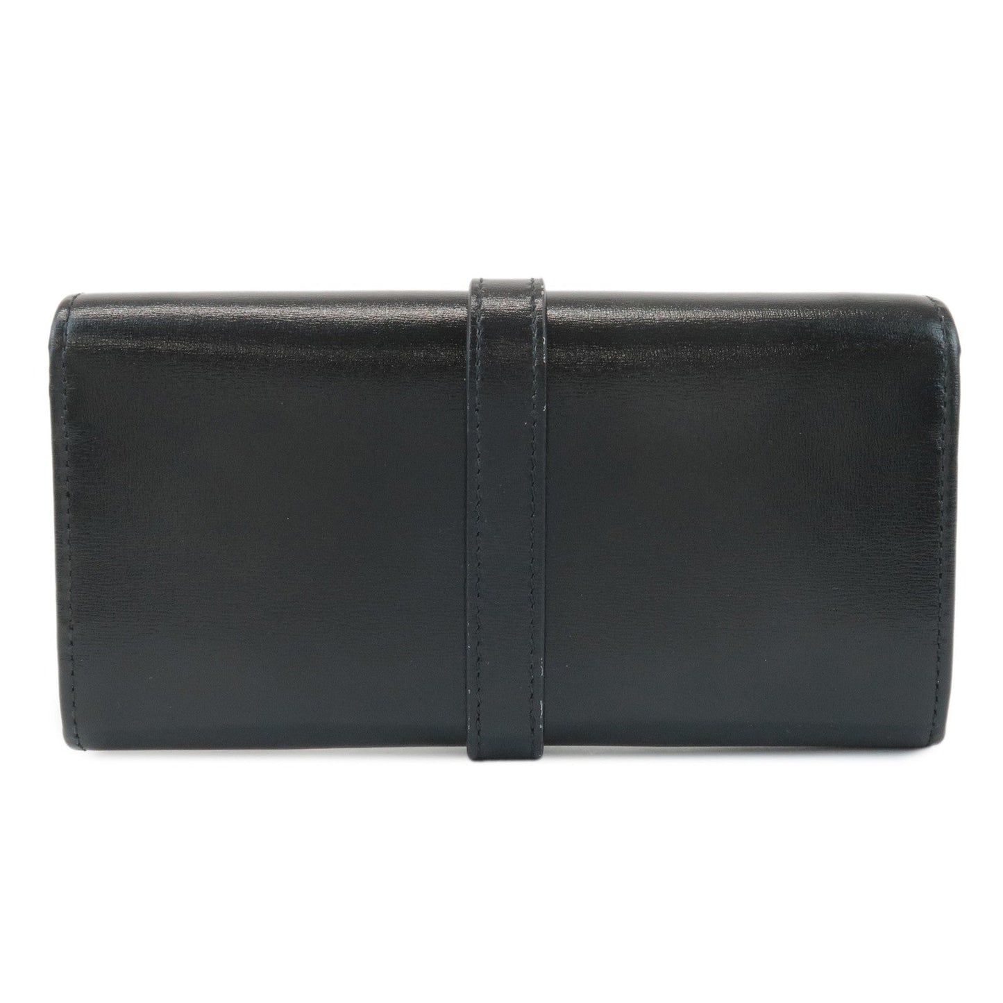 GUCCI Jackie 1961 Leather Chain Wallet WOC Black 652681.0416