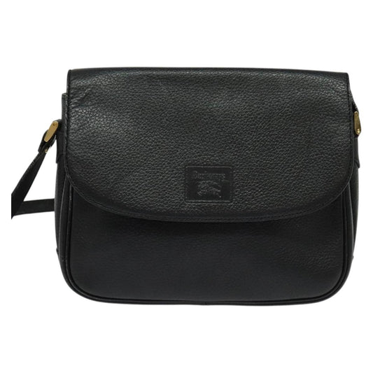 Burberry Nova Check Shoulder Bag Leather Black Shoulder Bag 3