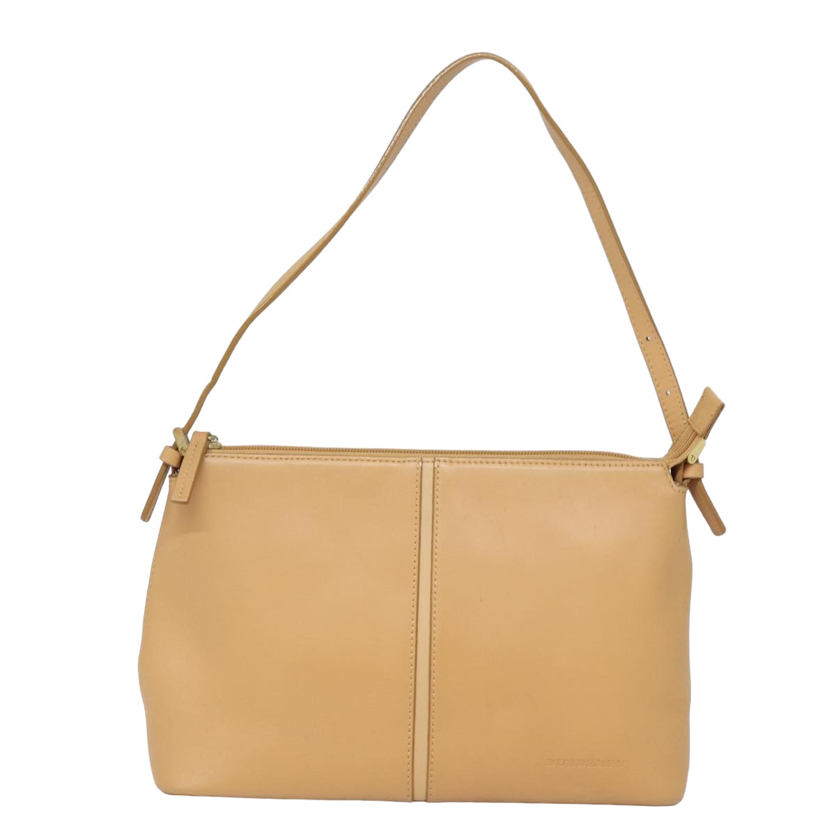 Burberry Nova Check Shoulder Bag Leather Beige Shoulder Bag 1