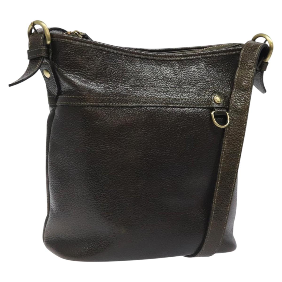 Burberry Shoulder Bag Leather Brown Shoulder Bag 16