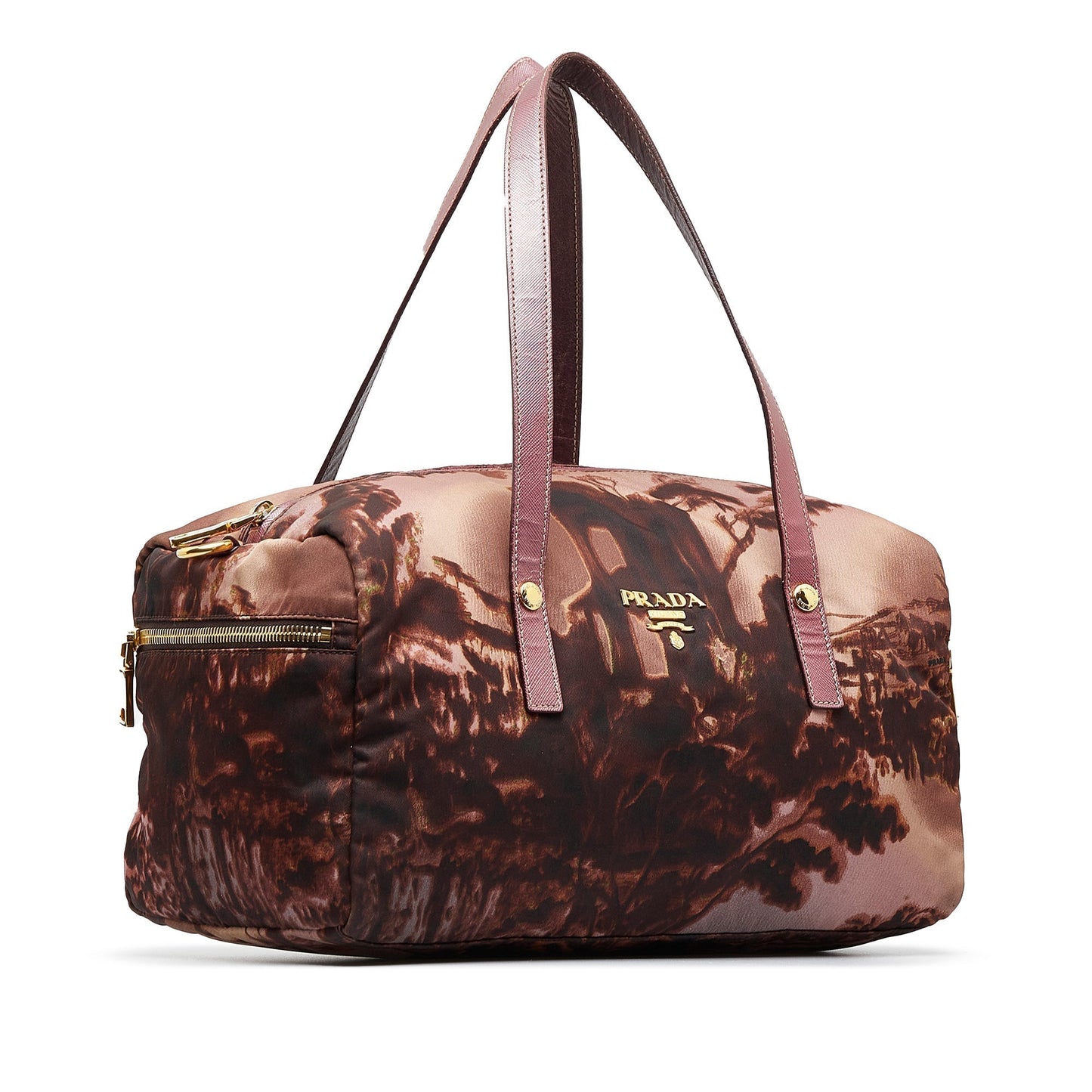 Prada Tessuto Stampato Satchel Satchel Bag