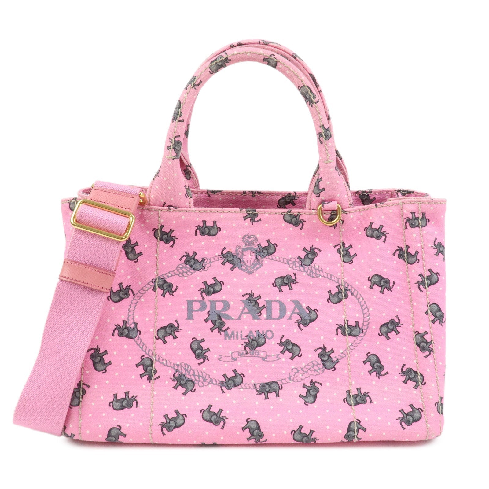Shoulder Bag Canapa Elephant 2Way Bag Canvas Mini