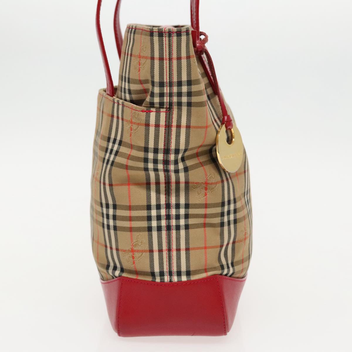 Burberry Nova Check Shoulder Bag Canvas Beige Shoulder Bag 94