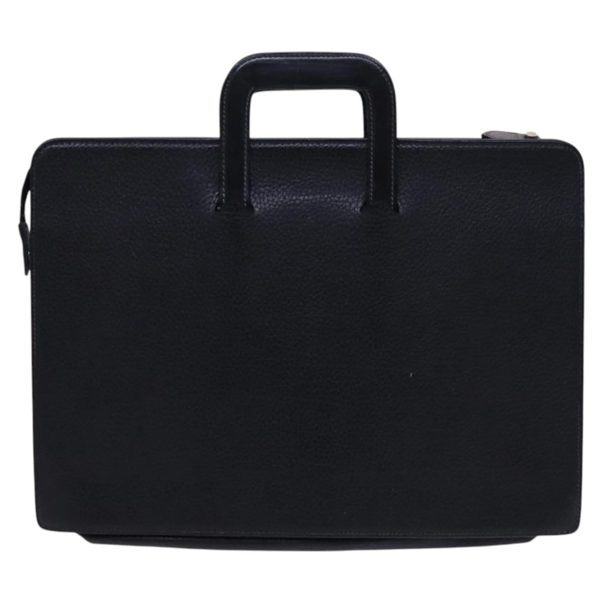 Burberry Briefcase Bag Leather Black Travel Bag Leather Briefcase Bag