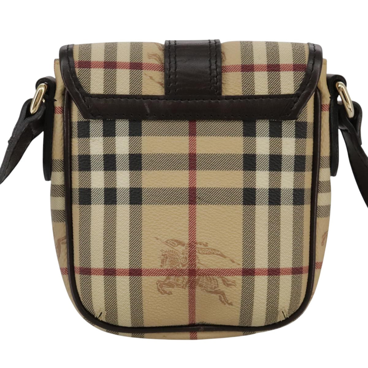 Burberry Nova Check Shoulder Bag Canvas Beige Shoulder Bag 59