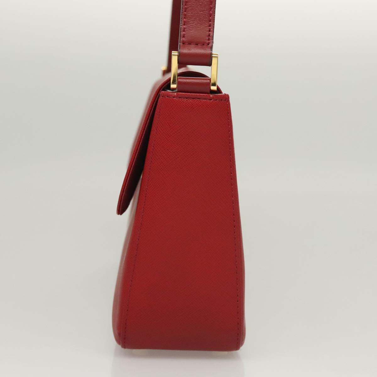 Burberry Shoulder Bag Leather Red Leather Shoulder Bag