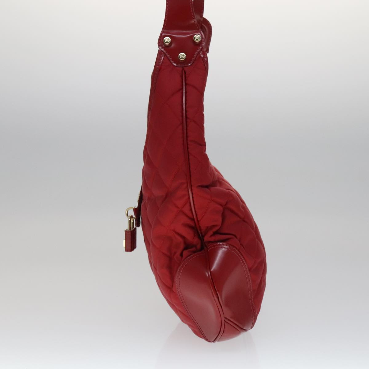 Burberry Shoulder Bag Synthetic Shoulder Bag Red