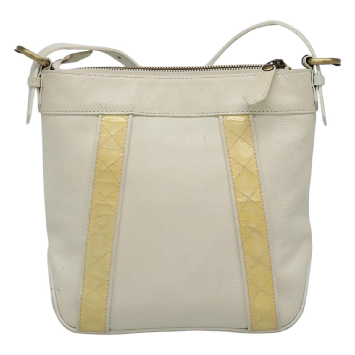 Burberry Shoulder Bag Leather Beige Shoulder Bag 7