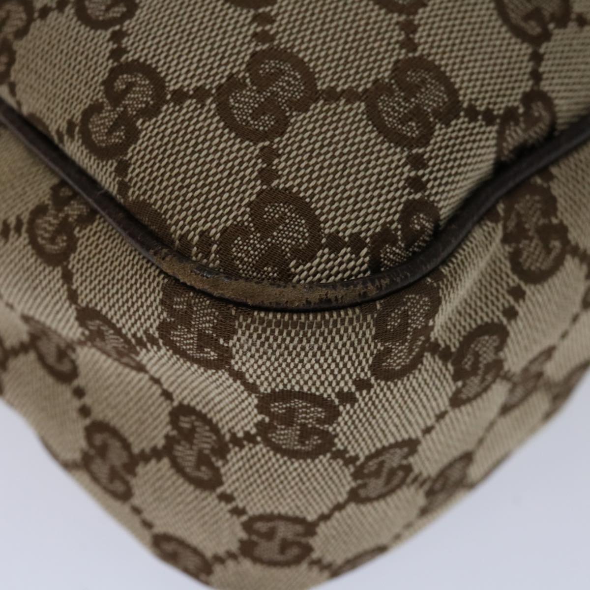 Gucci Gg Canvas Brown Canvas Shoulder Bag