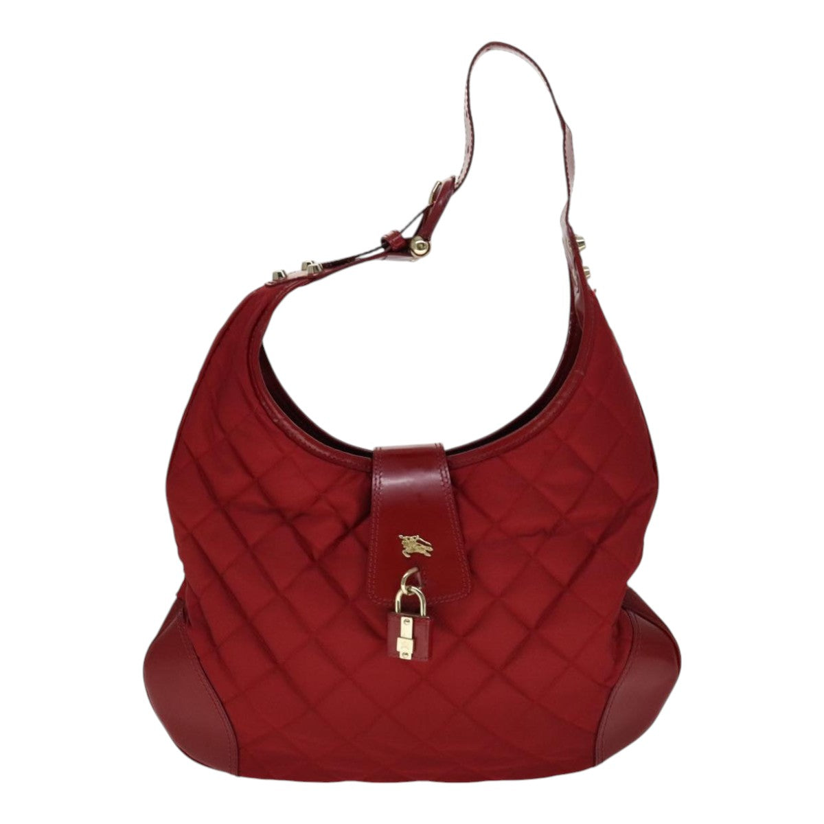 Burberry Shoulder Bag Synthetic Shoulder Bag Red