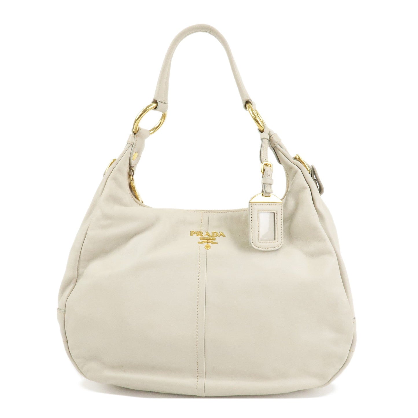 Shoulder Bag Hand Bag Ivory Hardware d Leather Gold Logo