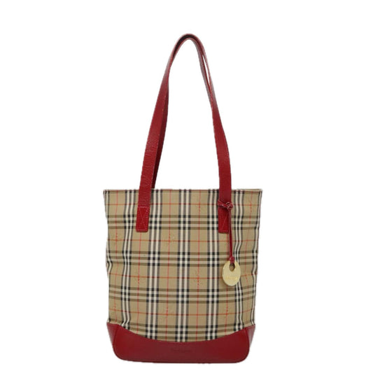 Burberry Nova Check Tote Bag Canvas Beige Tote Bag 27