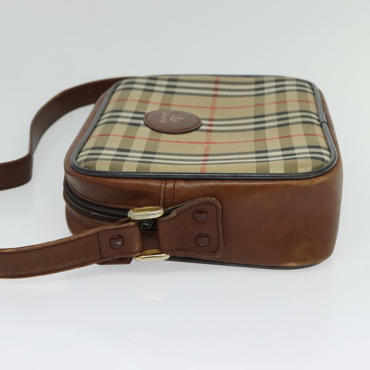 Burberry Nova Check Shoulder Bag Canvas Beige Shoulder Bag 14