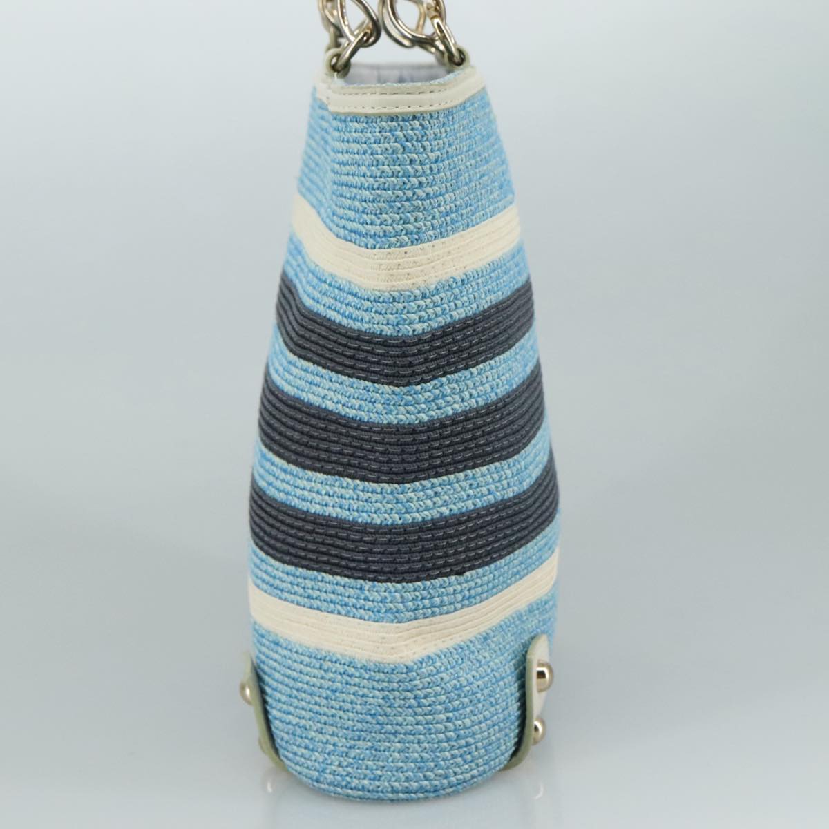 Burberry Shoulder Bag Wicker Blue